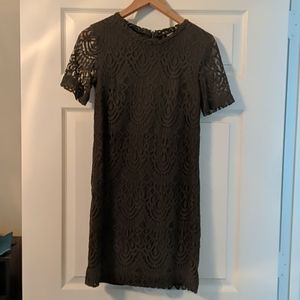 Lace short sleeve dress